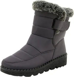 Women's Snow Boots Womens Ankle Boots with Arch Support for Snow Winter Boots Waterproof Cold Weather Waterproof Walking Boots Women Lightweight Waterproof Womens Boots Wide