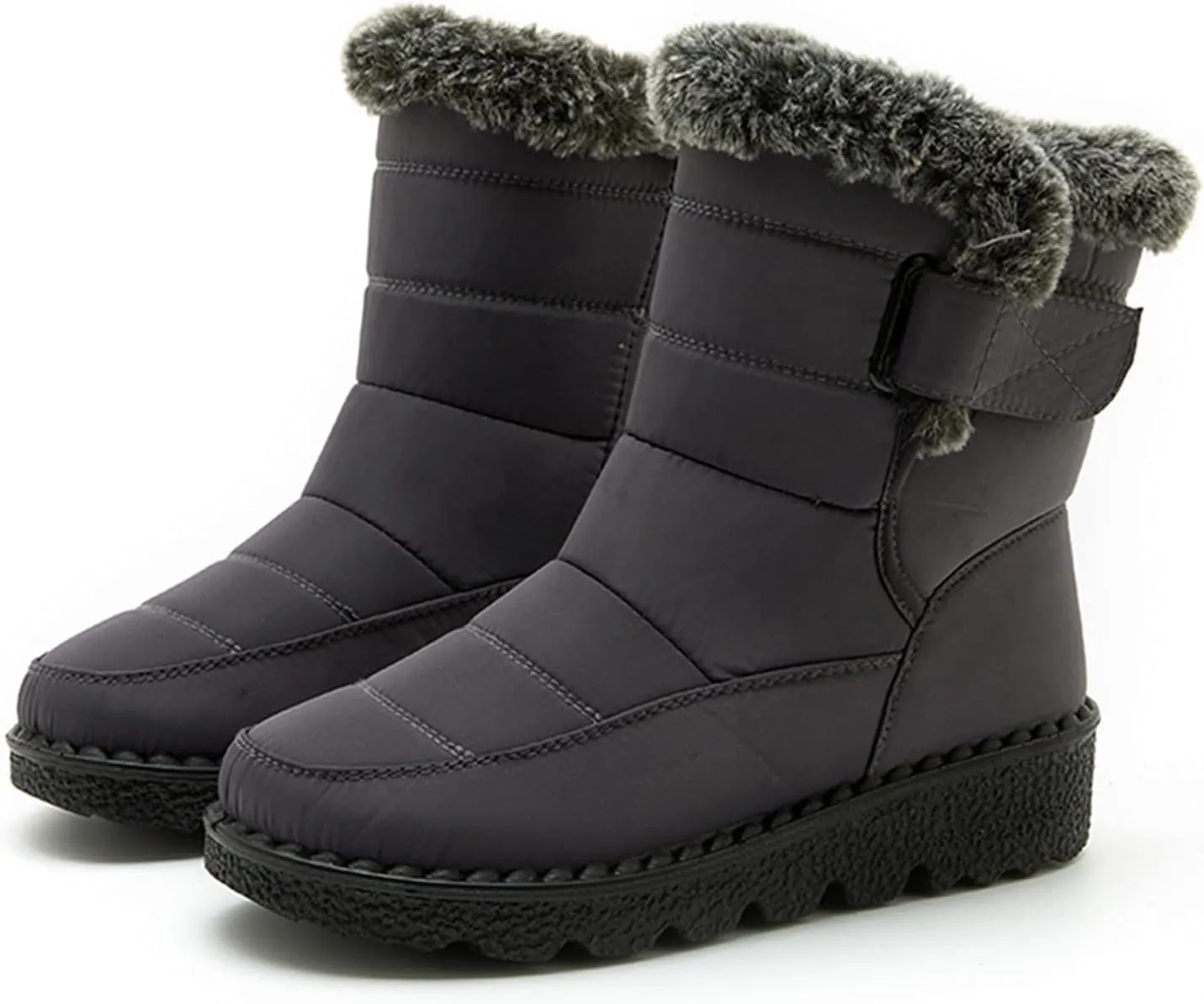 Women's Snow Boots Womens Ankle Boots with Arch Support for Snow Winter Boots Waterproof Cold Weather Waterproof Walking Boots Women Lightweight Waterproof Womens Boots Wide