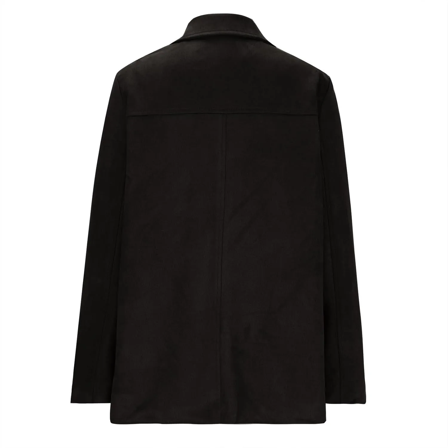 Work Business Suede Jackets for Women Faux Leather Jacket Blazer Y2k Outerwear Winter Ladies Vintage Blazer Jackets