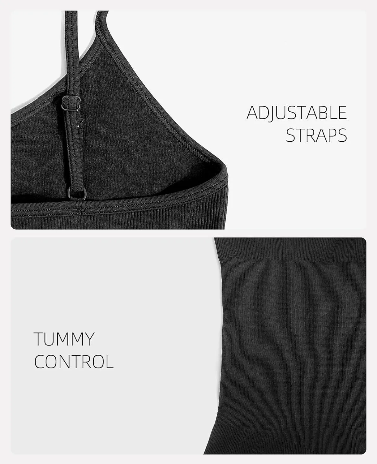 Workout Jumpsuits for Women Seamless One Piece Spaghetti Strap Yoga Shorts Rompers Sleeveless Outfits