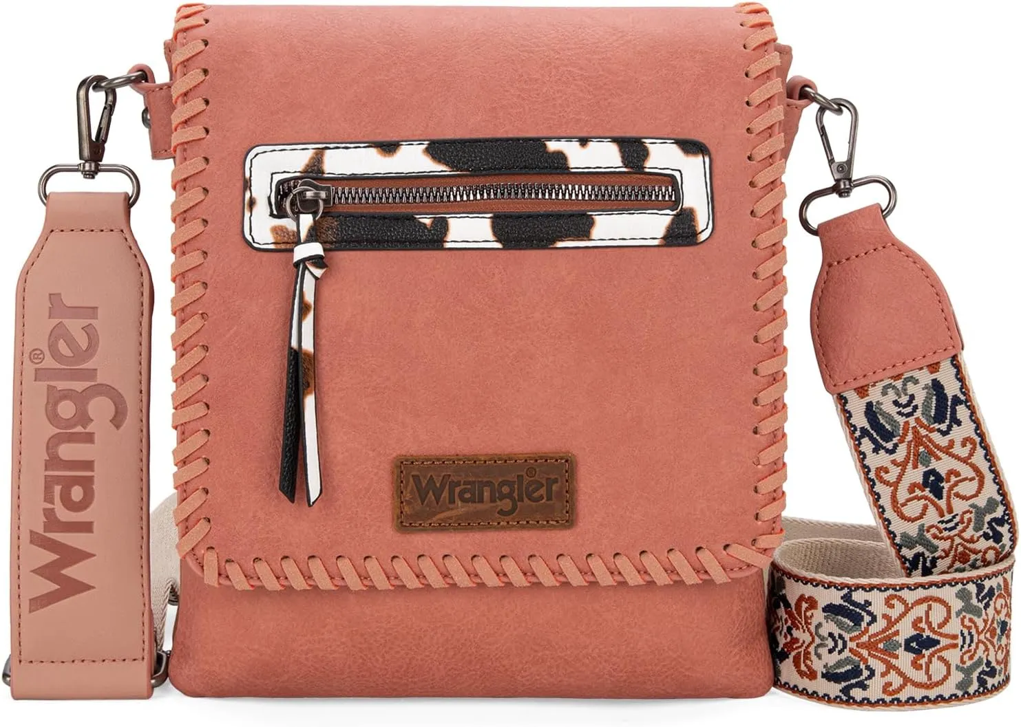 Wrangler Crossbody Bags for Women Vintage Hand Woven Shoulder Purse