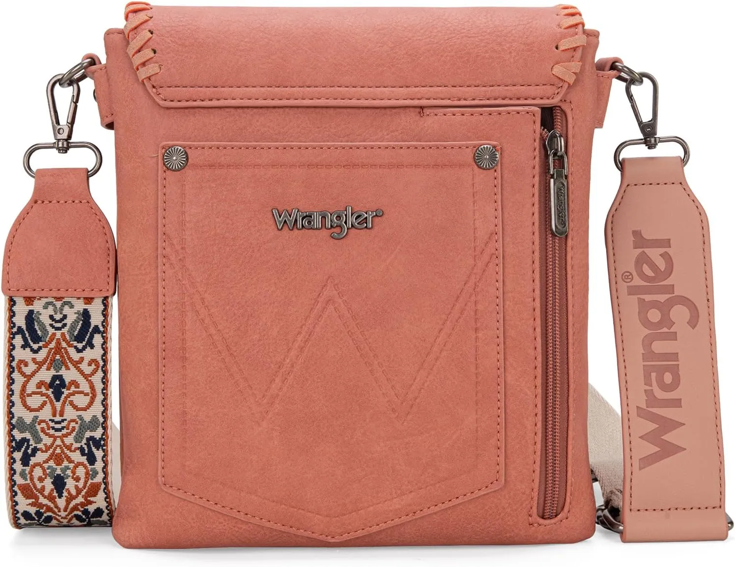 Wrangler Crossbody Bags for Women Vintage Hand Woven Shoulder Purse