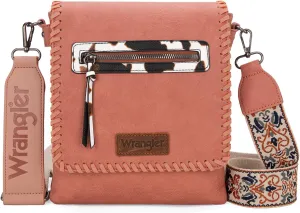 Wrangler Crossbody Bags for Women Vintage Hand Woven Shoulder Purse
