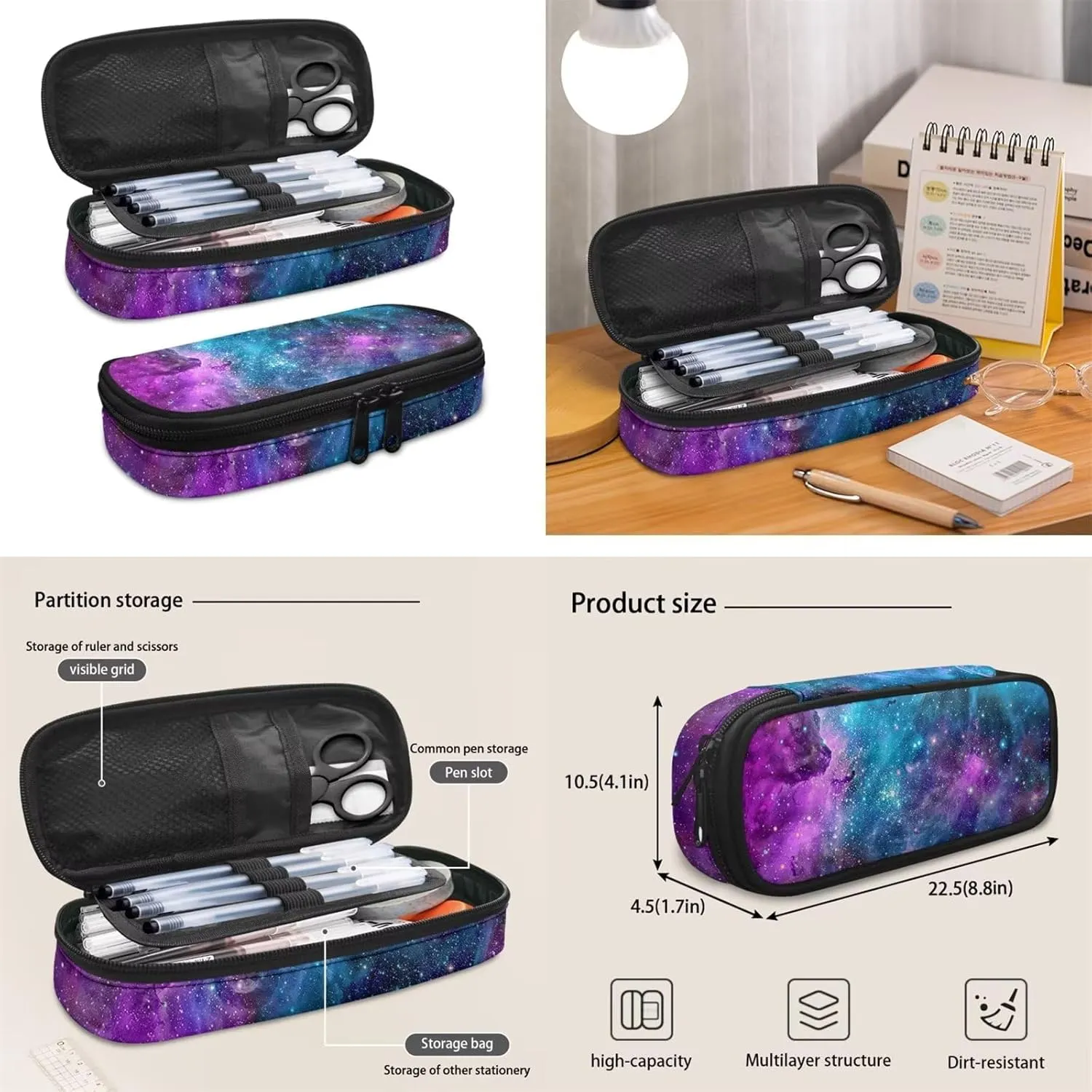 ZOUTAIRONG Black Girl Backpacks for School Elementary African American Lunch Bags for Women Kids School Bags 10-12 Years Old, Angel Princess Bookbag Pencil Case