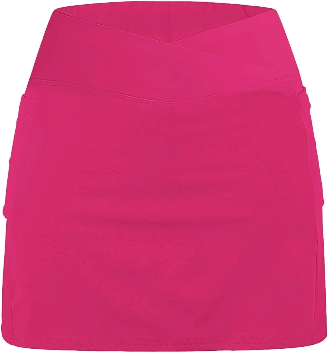 ZYXTIM Golf Skirts for Women with Shorts Crossover High Waisted Athletic Skorts Plus Size Stertch Quick Dry Workout Skirt